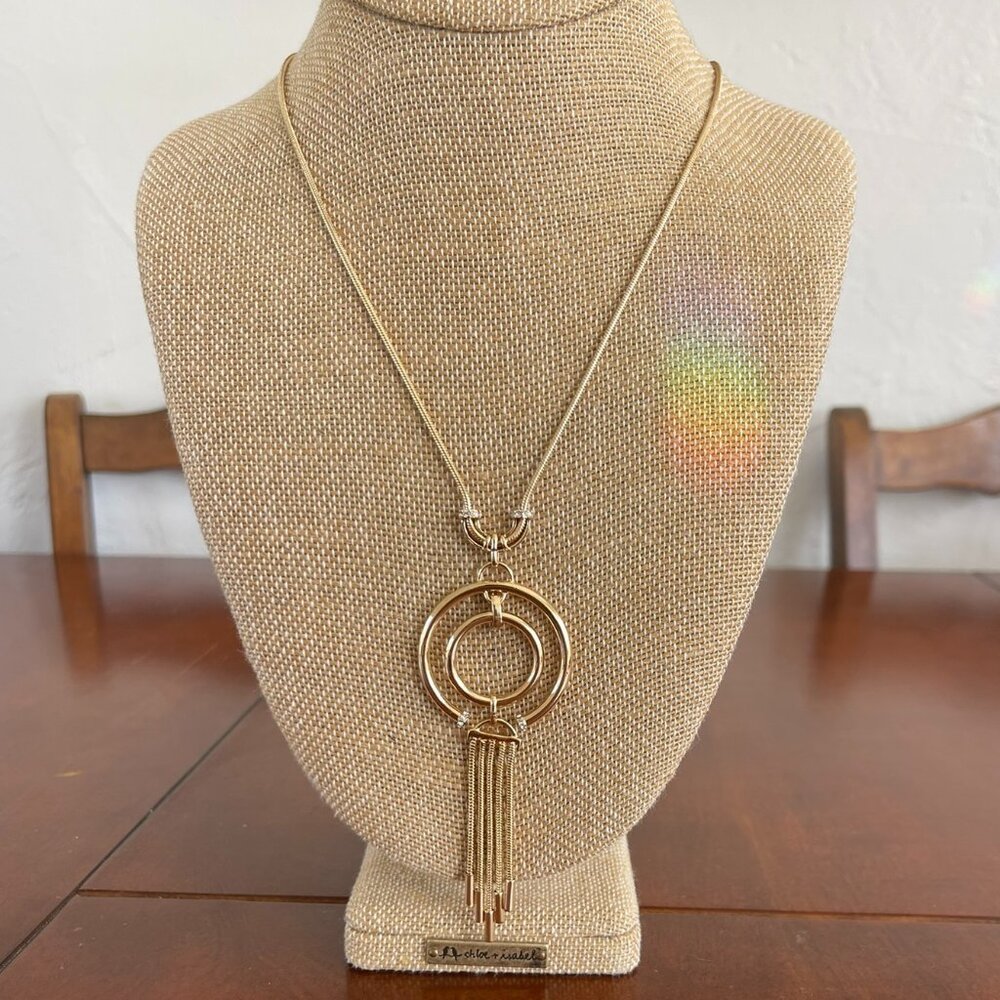 Chloe + Isabel Gold Plated Necklace. (Anniversary Collection) New in box